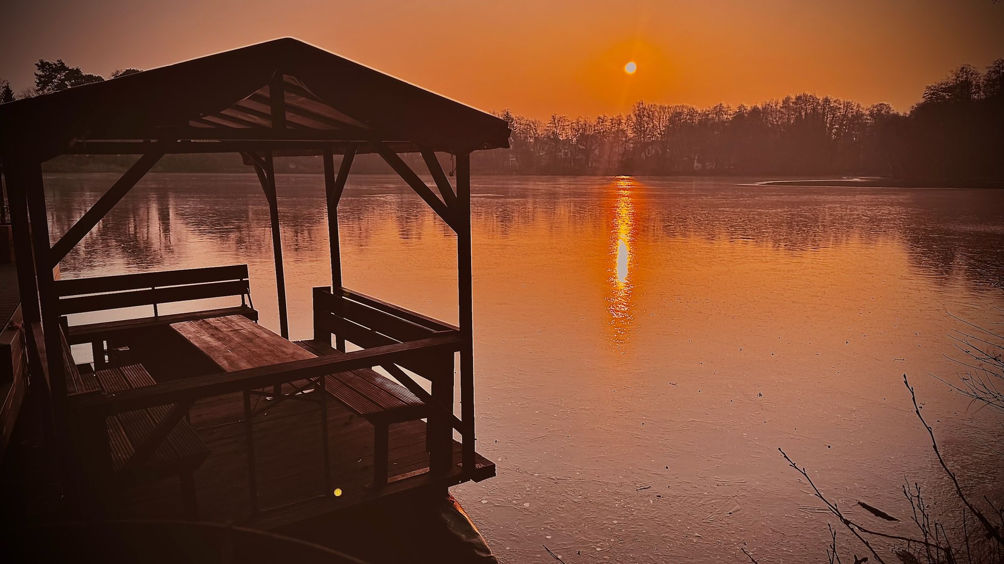 Sonnenuntergang See