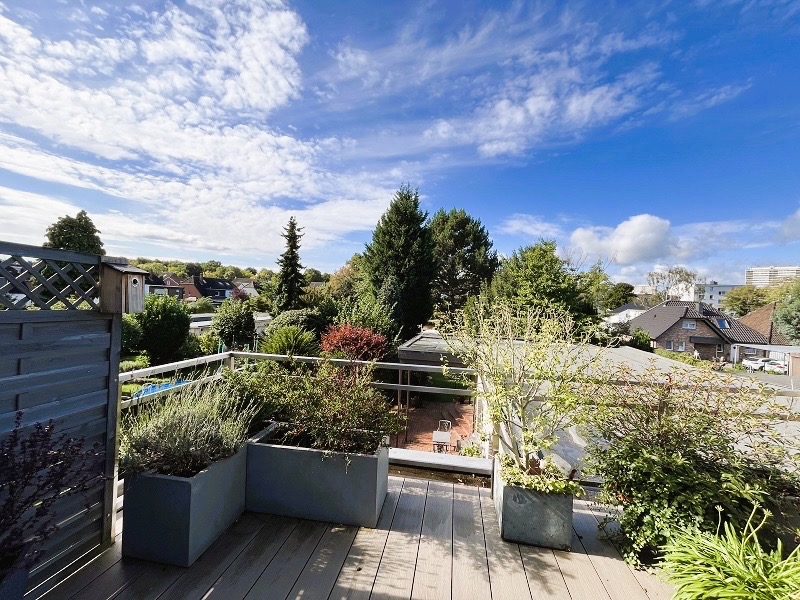 Blick von der Dachterrasse