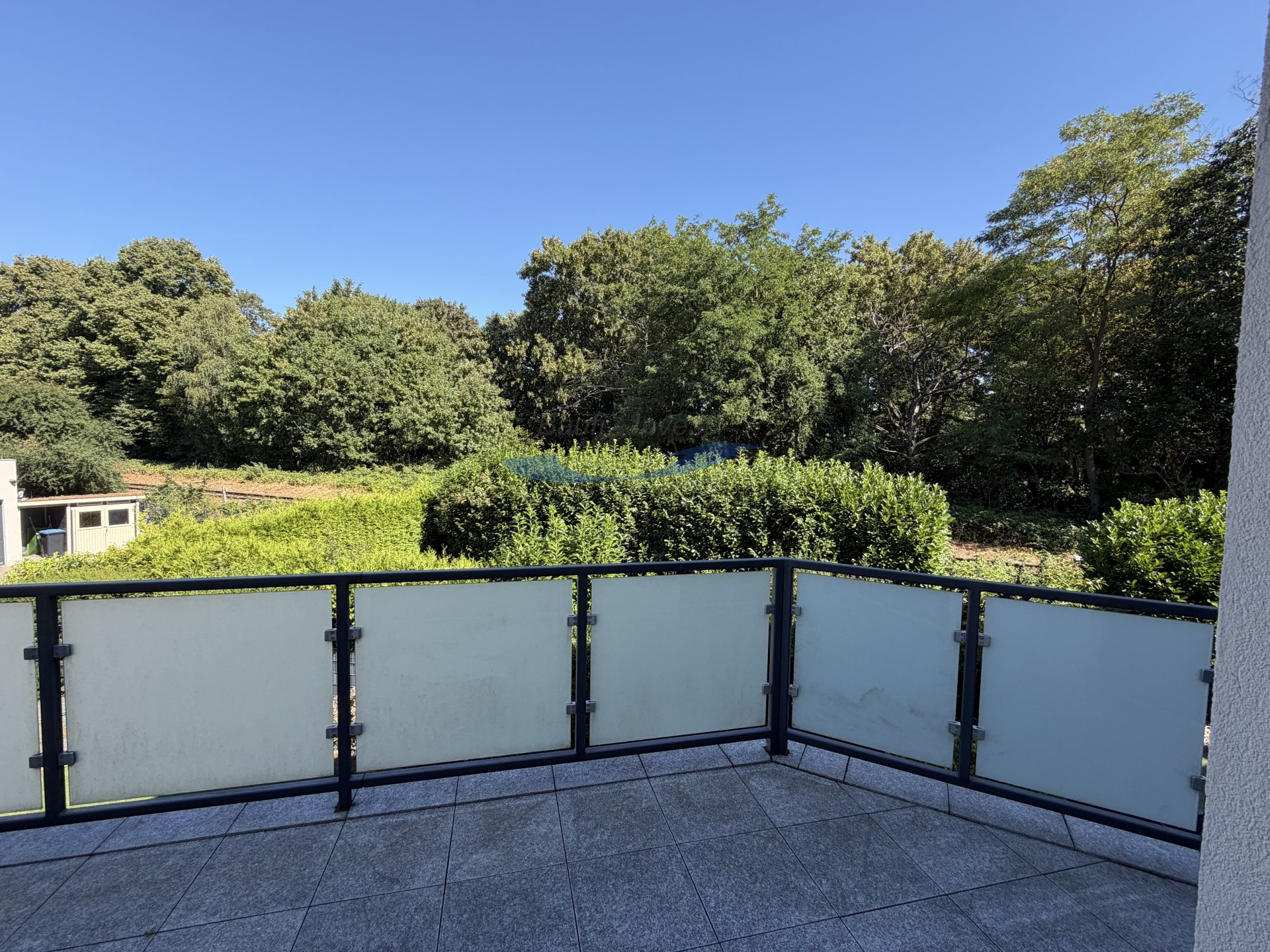 Blick vom Balkon