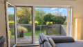 Blick zum Balkon